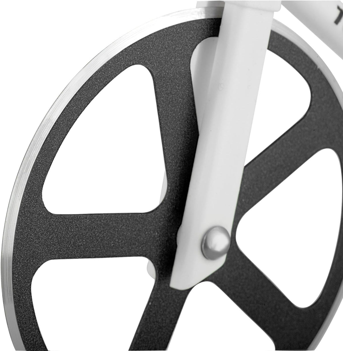 Bicycle Pizza Cutter - TOUR de PIZZA - Dual Stainless Steel Non-Stick Cutting Wheels - Display Stand - The Bike Pizza Cutter is Dishwasher Safe
