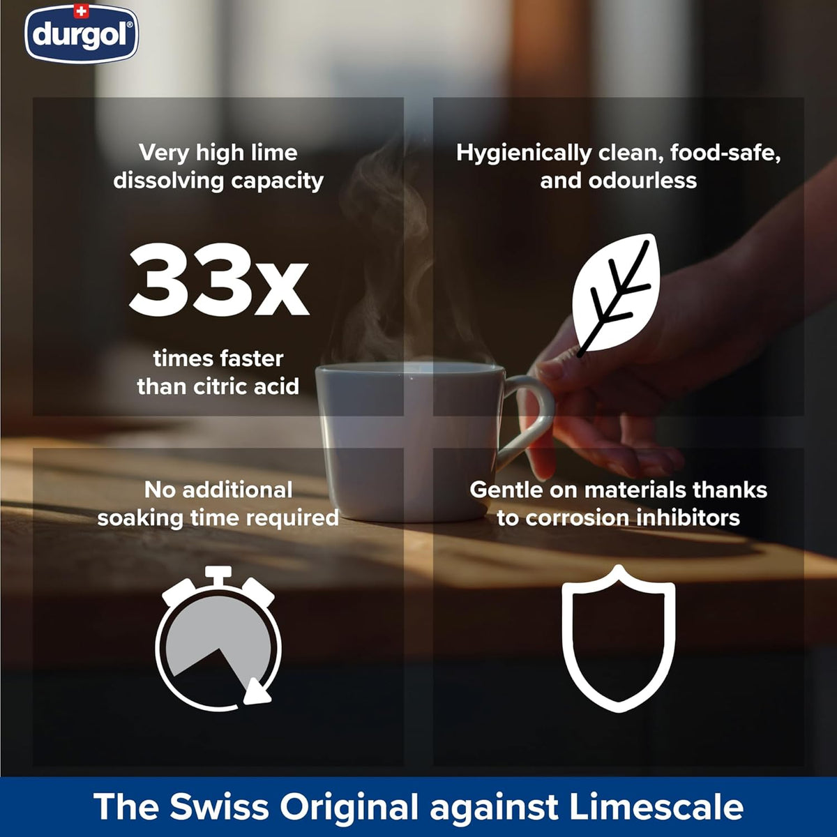 Durgol Swiss Espresso, Descaler and Decalcifier for All Brands of Espresso Machines and CoffeeMakers, 4.2 Fluid Ounces (Pack of 10)