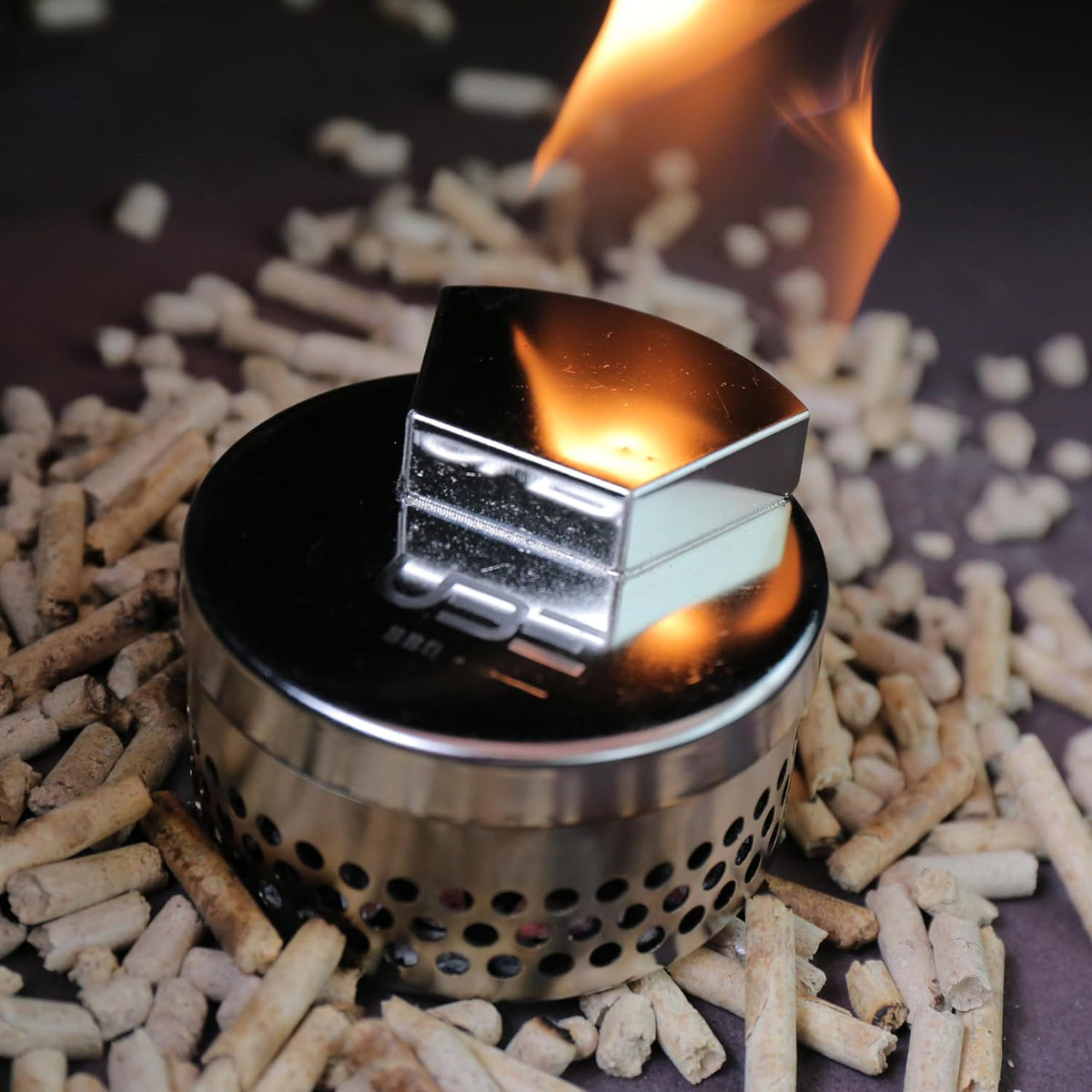 Compact Smoker Box for Grill - Add Authentic Smokey BBQ Flavor to Gas, Charcoal & Small Grills Stainless Steel