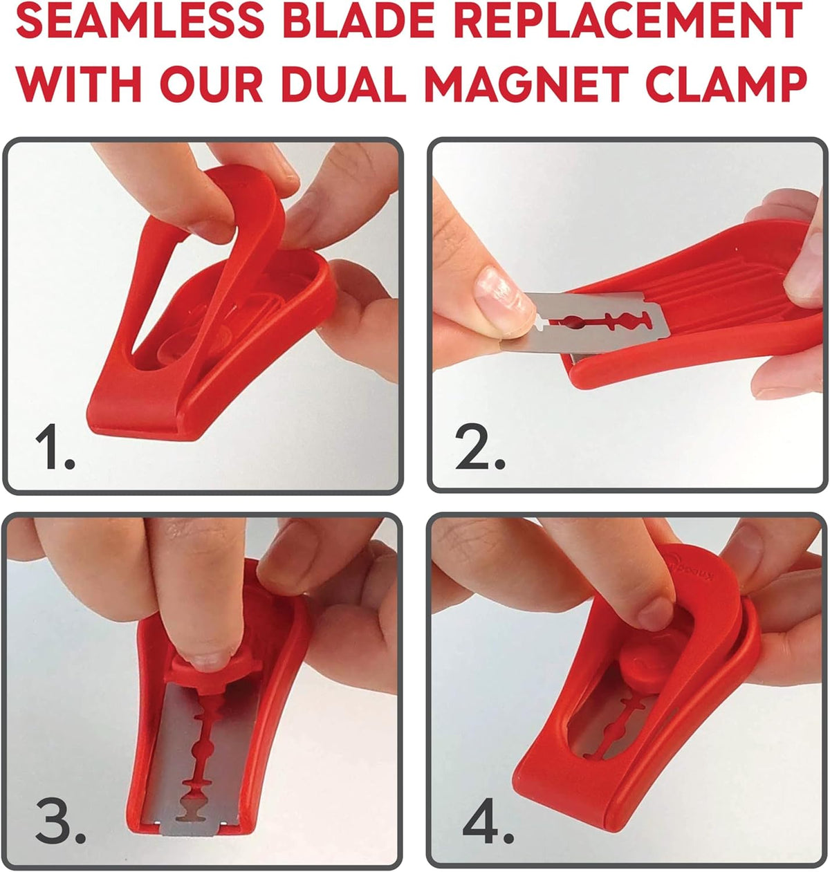 Upgraded Extractable & Magnetic Bread Lame Dough Scoring Tool - Professional Sourdough scoring tool for Sourdough Bread baking & Bread Making Tools - Scoring Patterns booklet & 5 Razor Blades