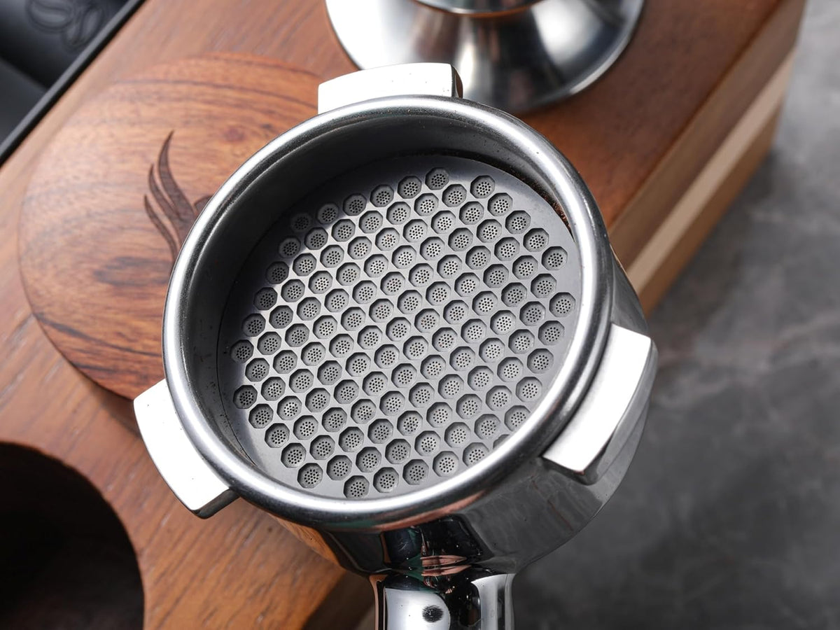 Espresso Puck Screen 54mm Breville Compatible 2 Pcs Stainless Steel Ultra-Thin 0.8mm Portafilter Screen, Fits Breville Barista Express, Pro, Touch, Bambino, Duo Temp,Impress, Infuser (53.3mm)