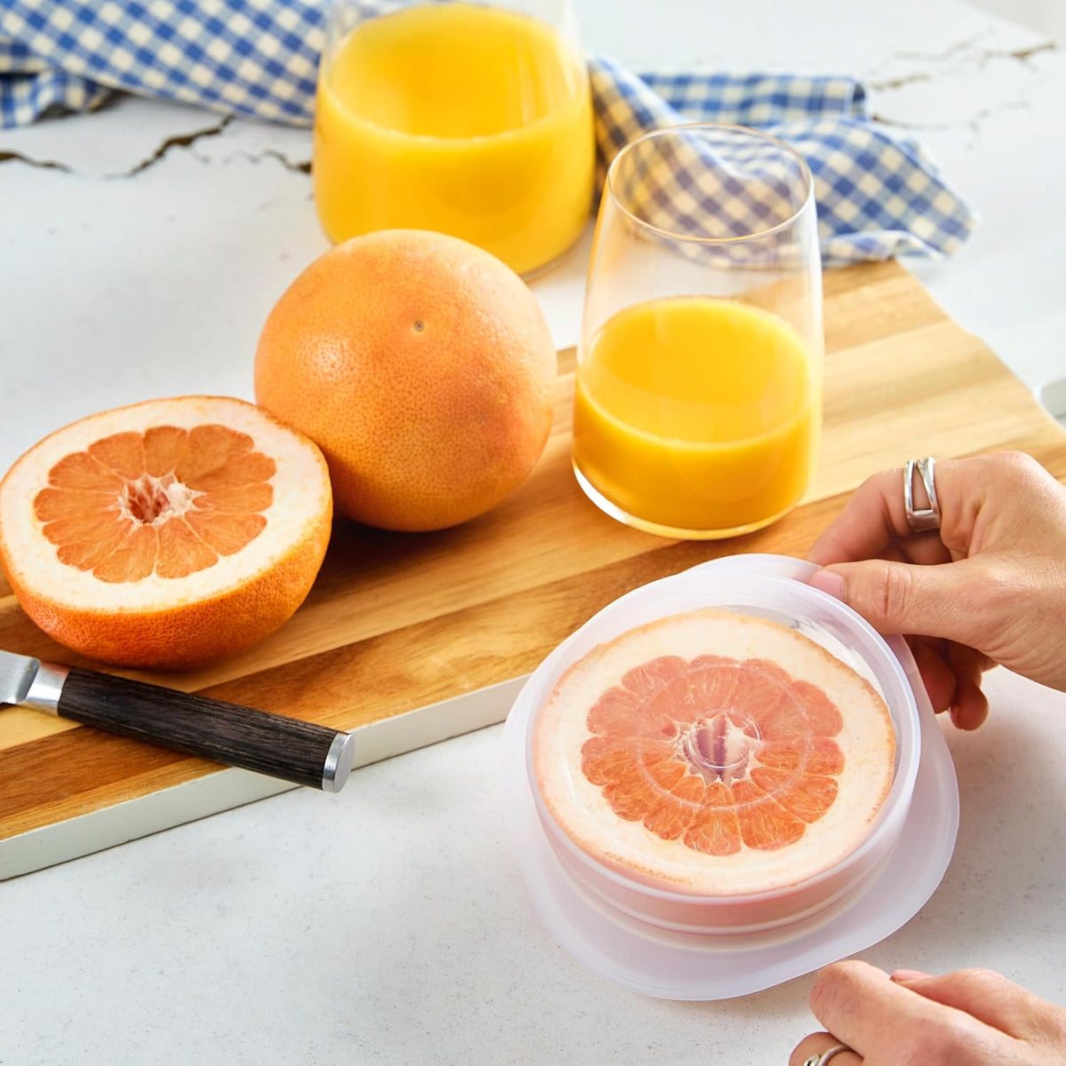 Stasher Premium Reusable Silicone Stretch Lids 3-Pack Box - Small, Clear, 2.5” Lids, Airtight Seal, Food Container Covers, BPA Free, Leak-free, Dishwasher Safe, Microwave Safe, Eco-Friendly