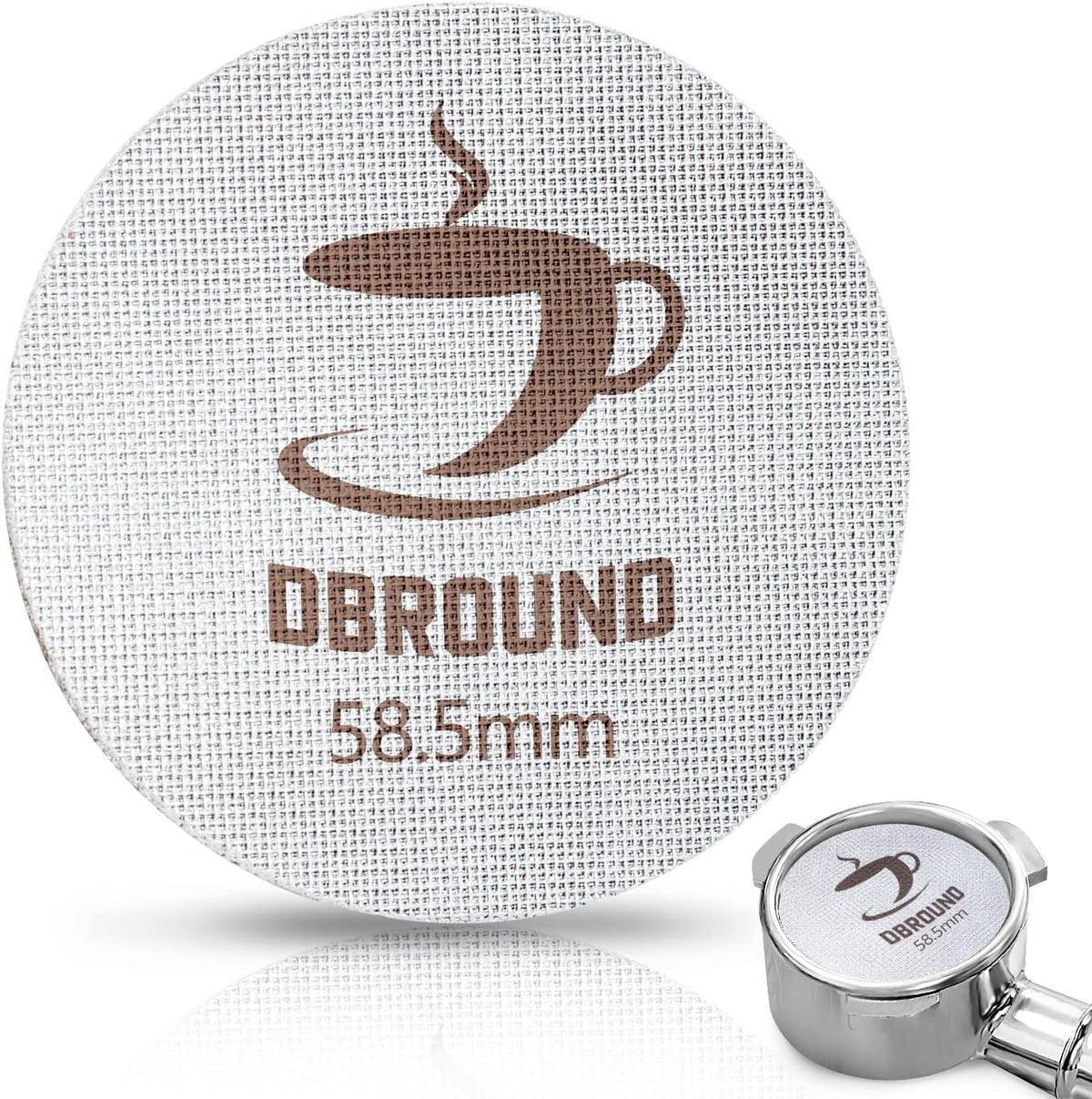 58.5mm Espresso Puck Screen - Coffee Maker Mesh Filter, Reusable 1.7mm 150μm Espresso Filter Screen, Professional Espresso Coffee Accessories for 58mm Espresso Portafilter Filter Basket