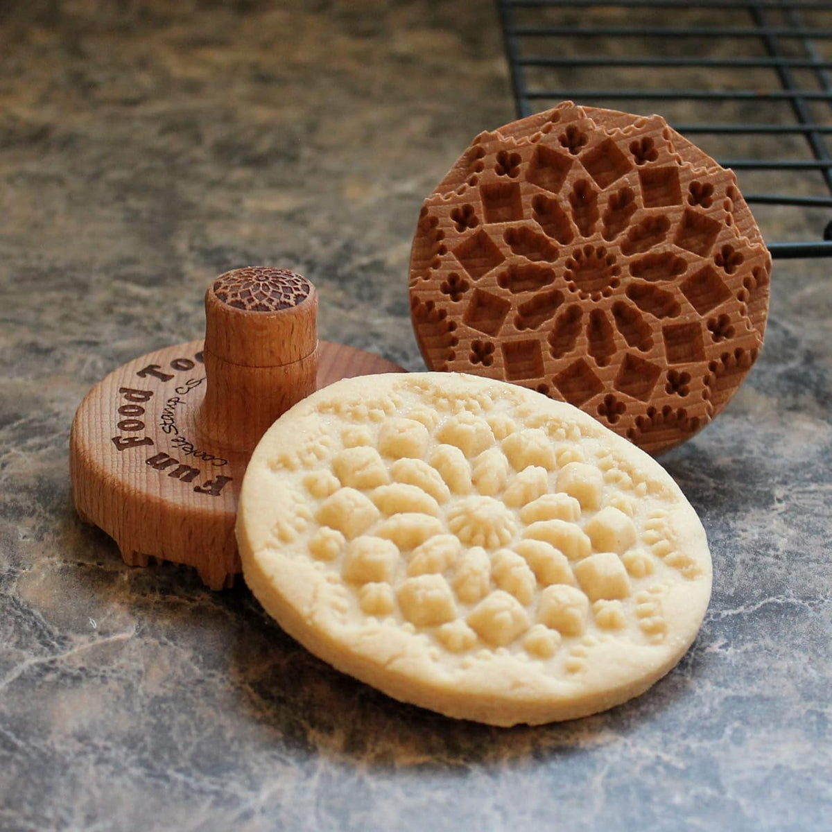 Wood Cookie Stamp, 2.5 Inch (Chartres Cathedral CS-056)