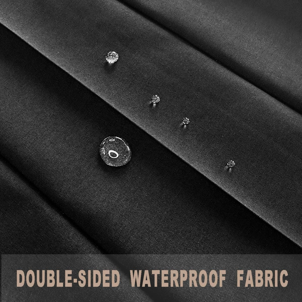 Vatge Doorway Curtains Privacy - Black Curtains for Closets Without Doors Room Divider for Doorway, Hanging Privacy Curtain Wall for Room Separation,1 Panel with Tieback, W52 x L78, Black