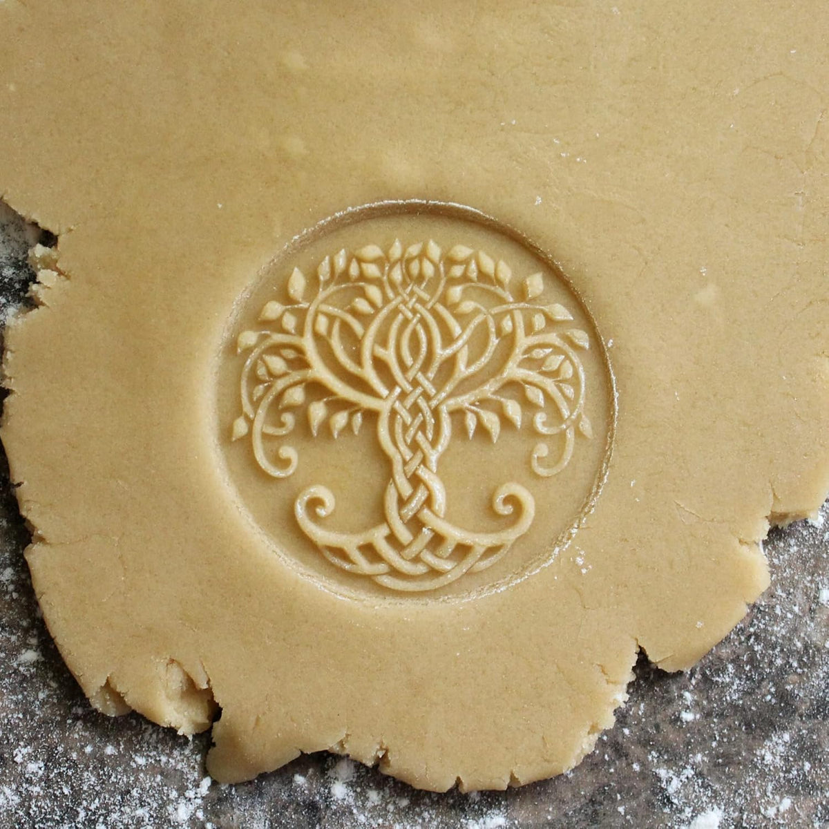 Wood Cookie Stamp, 2.5 Inch (Celtic Tree CS-060)