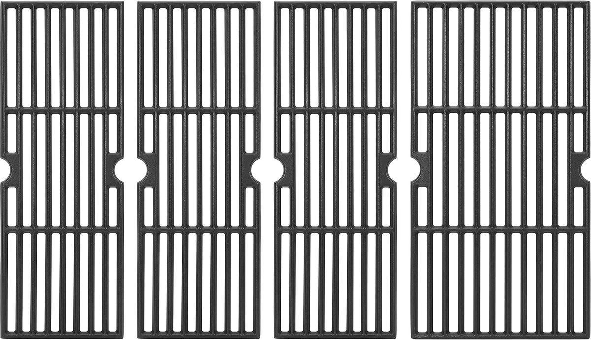 Cast Iron Grill Grates for Charbroil Performance 5 Burner Grills 463275517 463243518 463243519 463275717, Cooking Grids for Charbroil Performance 6 Burner 463274419 Grill, G470-0002-W1 G470-0003-W1