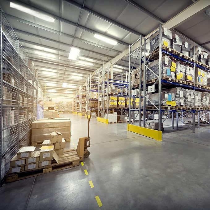 Lightdot 2FT LED High Bay Shop Lights, 100-277V 【Driver Equipped, 5 Years】 200W 28000LM [Eqv. 800W MH/HPS] 5000K Diamond Diffusion Linear Hanging Light for Warehouse -ETL Listed, 4Pack