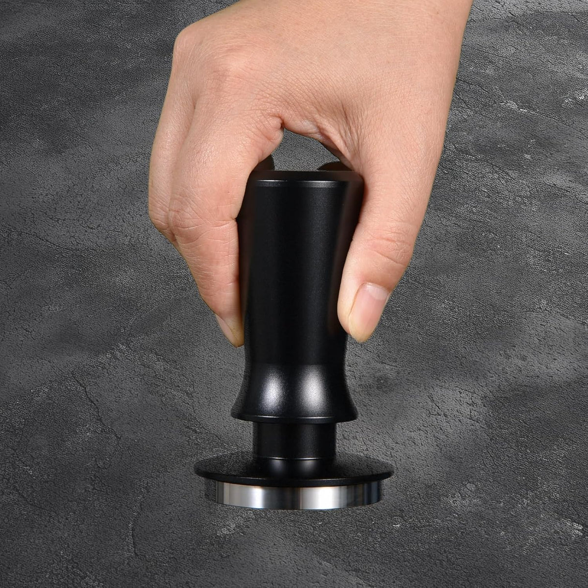 51mm Espresso Hand Tamper, MATOW Dual Calibrated Spring Loaded Coffee Tamper with Stainless Steel Flat Base, Pro-barista 30lbs Espresso Tamper with Anodized Aluminum Handle
