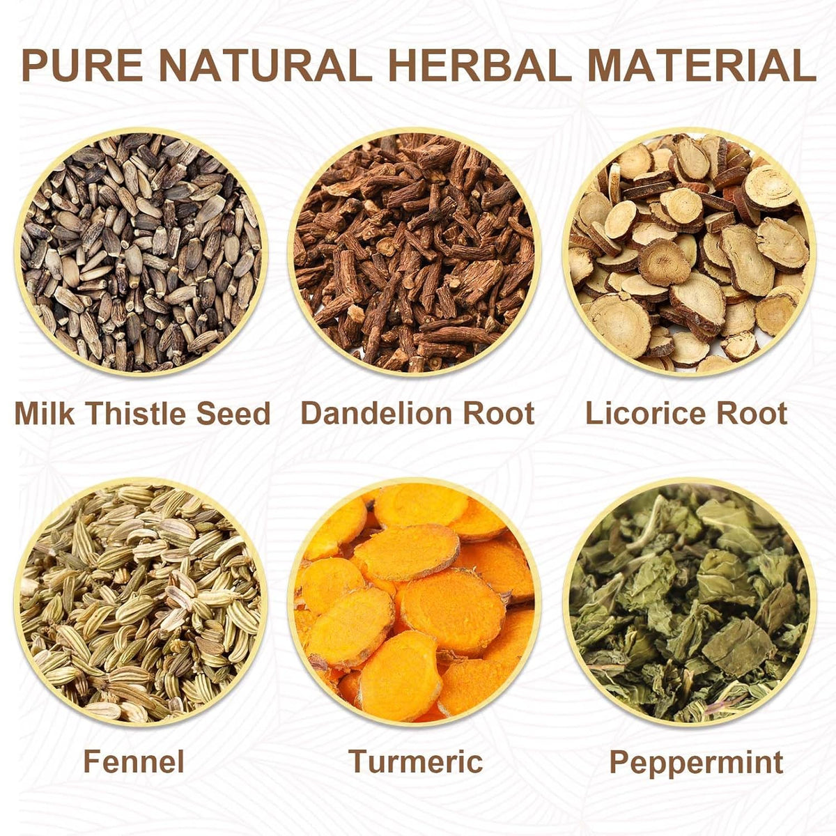 TEARELAE - Detox Tea, 30 Count Herbal Liver Detox Tea Bag - Milk Thistle Seed, Dandelion Root, Licorice Root, Fennel, Turmeric, Peppermint - Support Liver Function