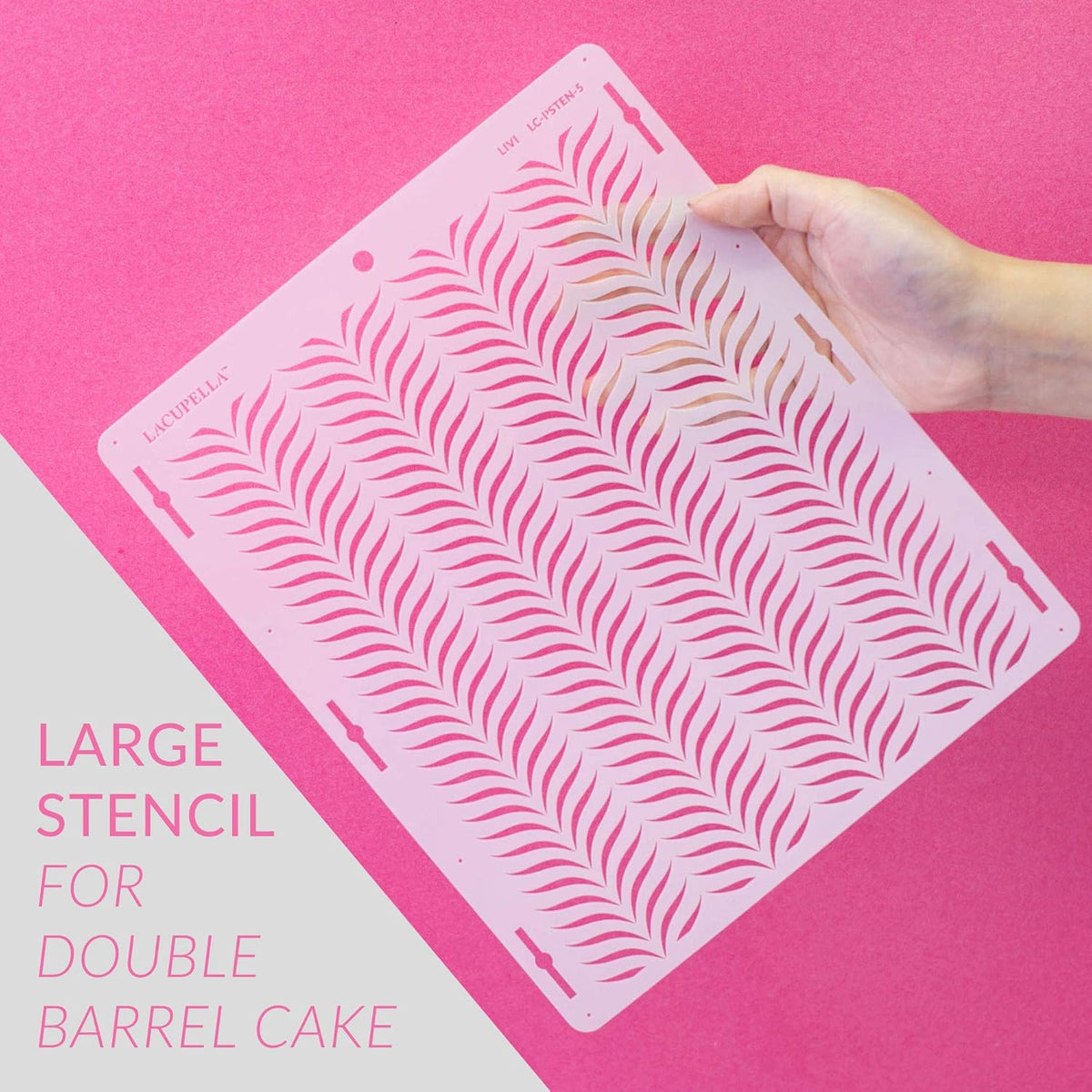 Large Cake Decorating Stencil (ENIC) Art Deco Pattern
