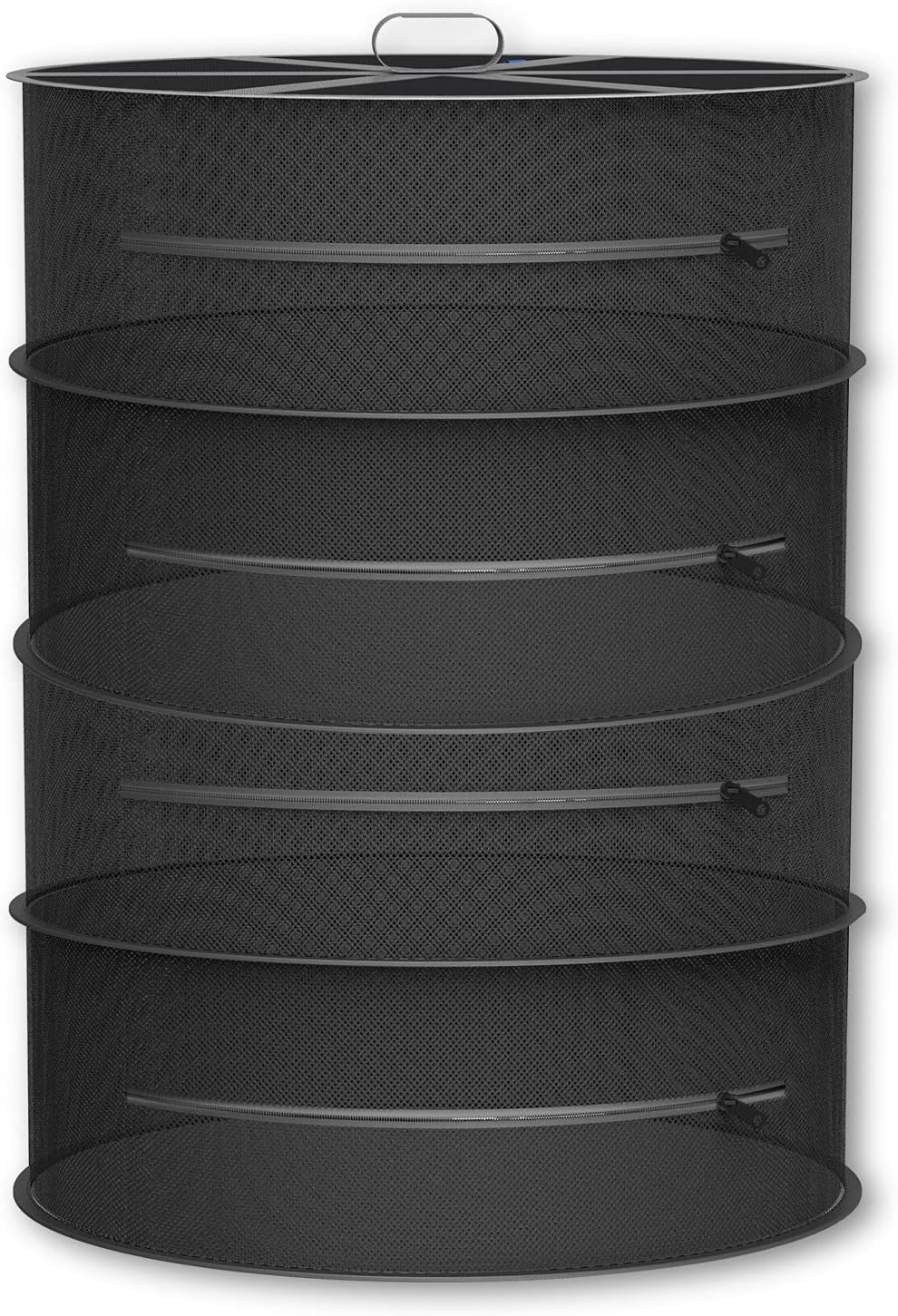 AC Infinity Herb Drying Rack, 4-Layer Hanging Mesh Net for Plants, Seeds, and Buds, 18" Diameter Fit in Grow Tents Closets Hydroponics