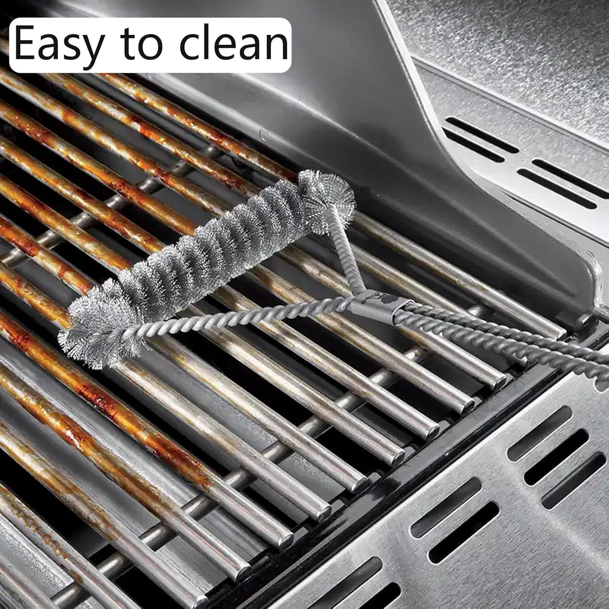 67550 Stainless Steel 2 Cooking Grids Grates Replacement Parts for Fits Weber Summit 400 Series, E-440, S-440, E-450, S-450, E-460, S-460, E-470, S-470 Gas Grill 19-1/4"