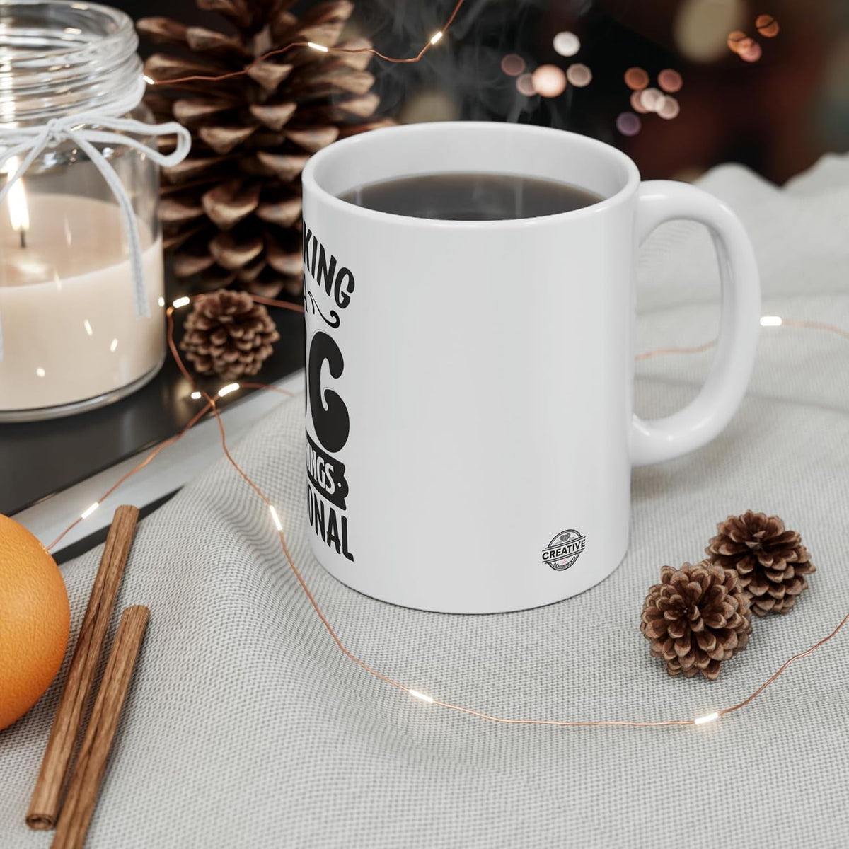 11 OZ Novelty Coffee Mugs - Christmas Gift (Day Drinking Mug)
