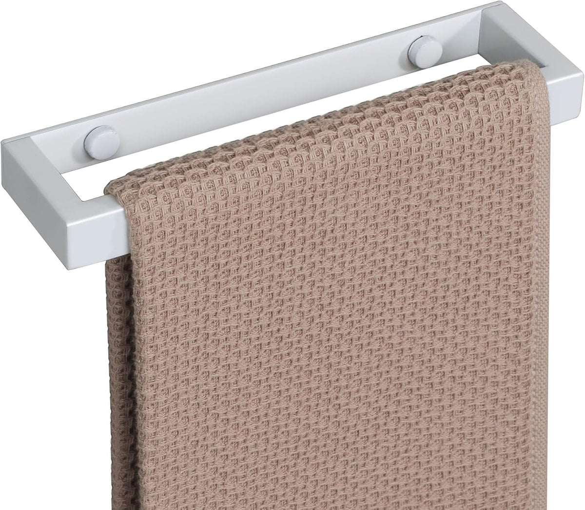 Alise Bath Towel Bar,Wall Mount Towel Holder Towel Rack Towel Hanger for Bathroom Lavatory,8 Inch SUS304 Stainless Steel Towel Rail,White Finish GJF020-W
