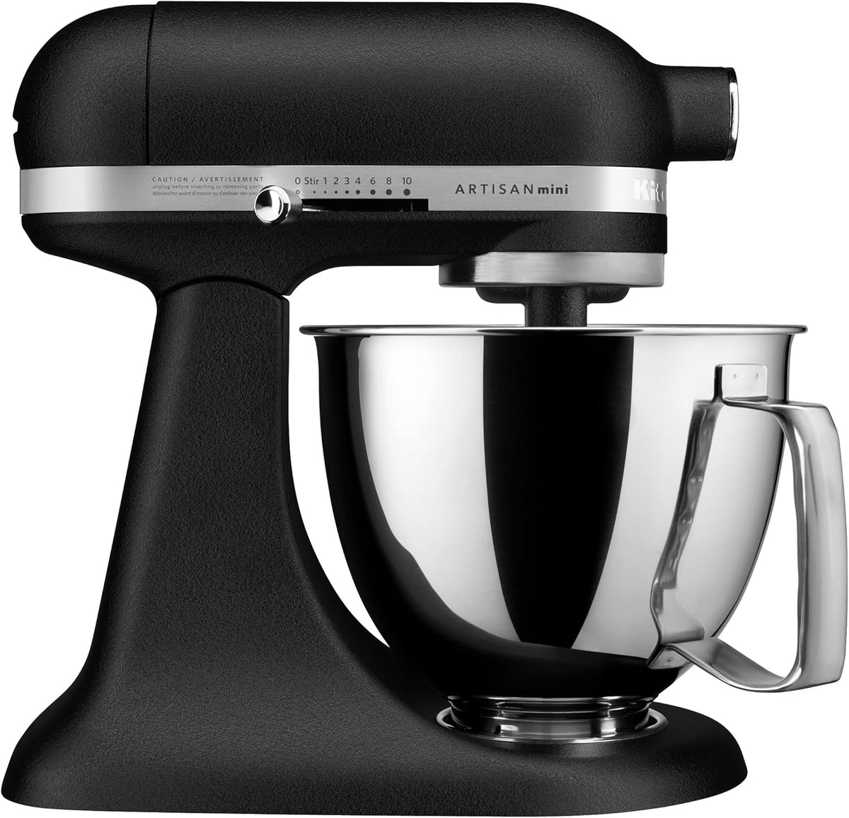 KitchenAid Artisan Mini 3.5 Quart Tilt-Head Stand Mixer - KSM3316X - Cast Iron Black