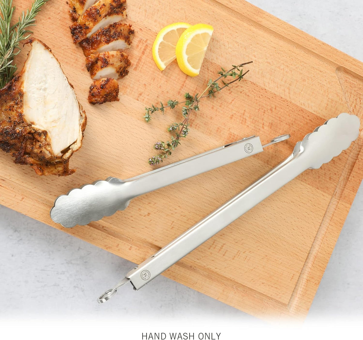 Martha Stewart Richburn 2pc (12" & 9") Tongs Set - Stainless Steel