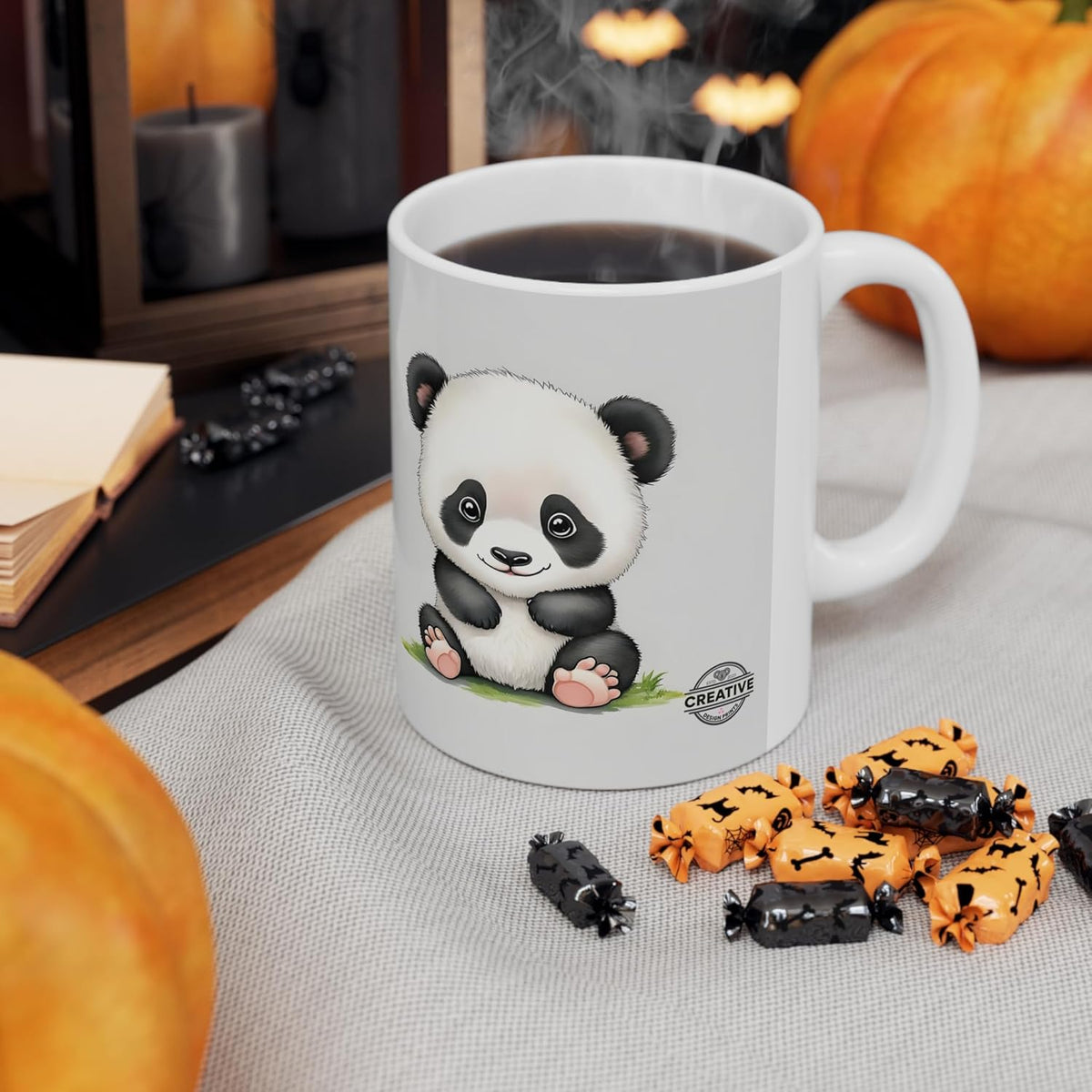 11 OZ Novelty Coffee Mugs - Christmas Gift (Baby Panda Theme)