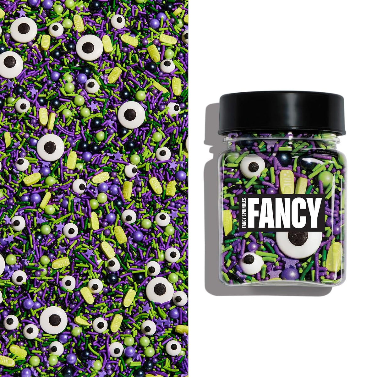 Fancy Sprinkles Limited Edition Halloween Buga-Boo Sprinkles Dessert Decorating, For Ice Cream, Cookies, Cakes and Cupcakes (0.25c)