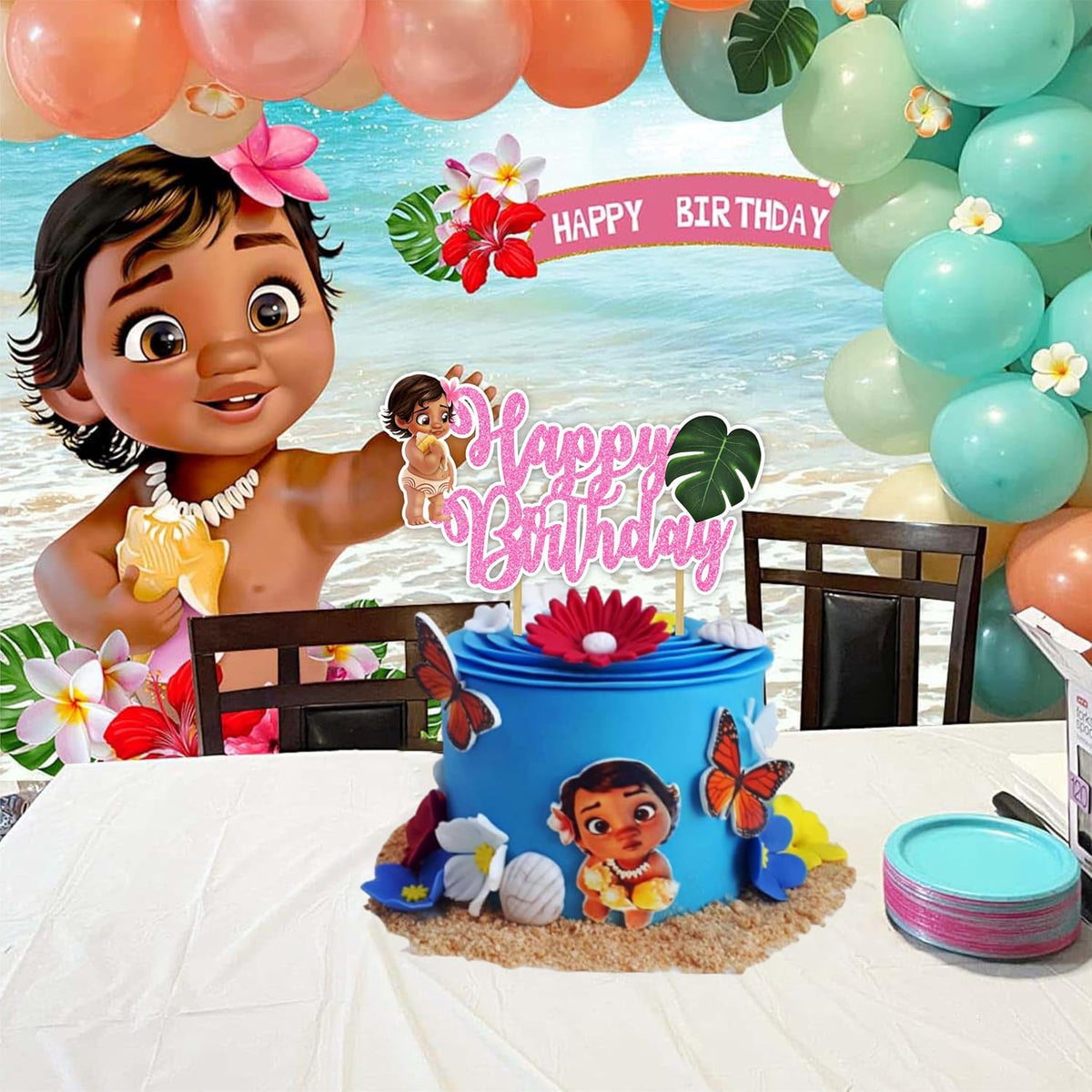 Seyal® Bby Mna Happy Birthday Topper