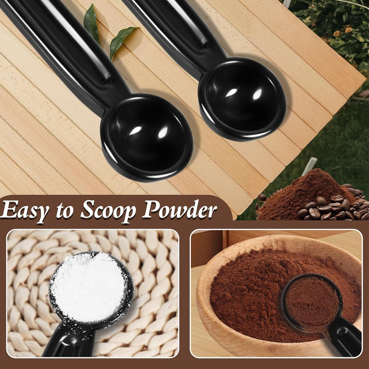 Espresso Coffee Machine Cleaning Brush 2 Pieces Coffee Brush Espresso Cleaning Brush with Spoon Head for Coffee Grinder and Espresso Cleaning