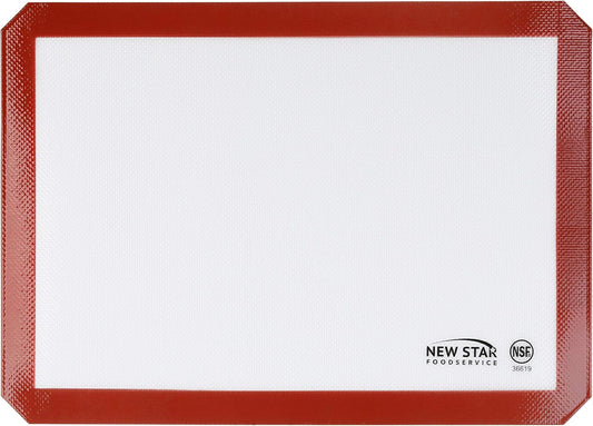 New Star Foodservice 36619 Commercial Grade Silicone Baking Mat Non Stick Pan Liner, 11 x 17 Inch (Half Size)