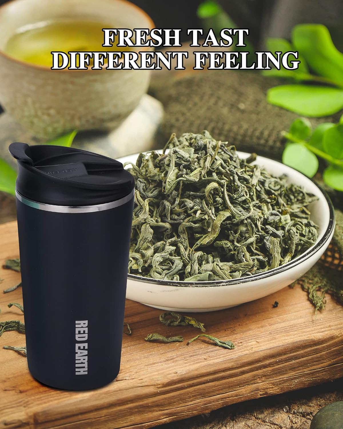 GiNT 17oz Travel Mug with Infuser and Two Lids. Vacuum Insulated 316 Stainless Steel Coffee Mug. Dishwasher Safe Mug with Tea Strainer for Hot and Cold Brew Coffee or Tea(Black)