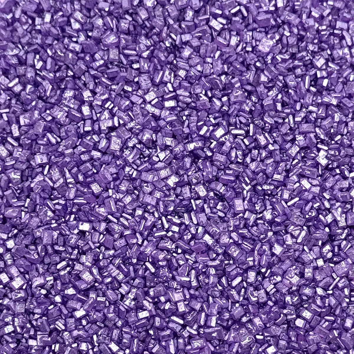 Fancy Sprinkles Amethyst Purple Fancy Sugar Pearlescent, Sparkly Sugar Crystals (8 OZ)