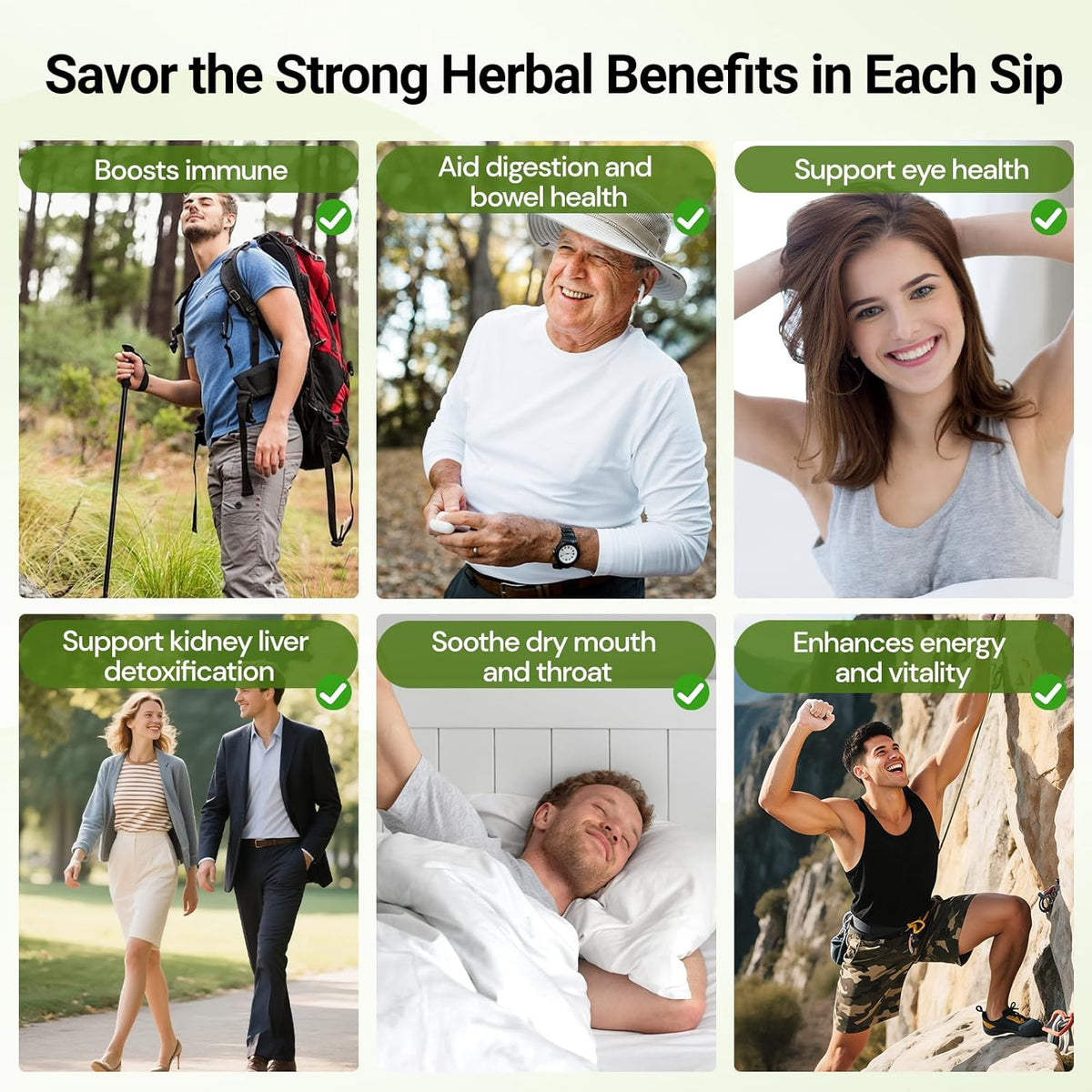 Liver Detox Tea, Chinese Natural Kidney and Liver Cleanse Detox Herbal Tea Support Healthy Kidney Function with 11 Precious Ingredients Formula (30 Bags/2 Pack)