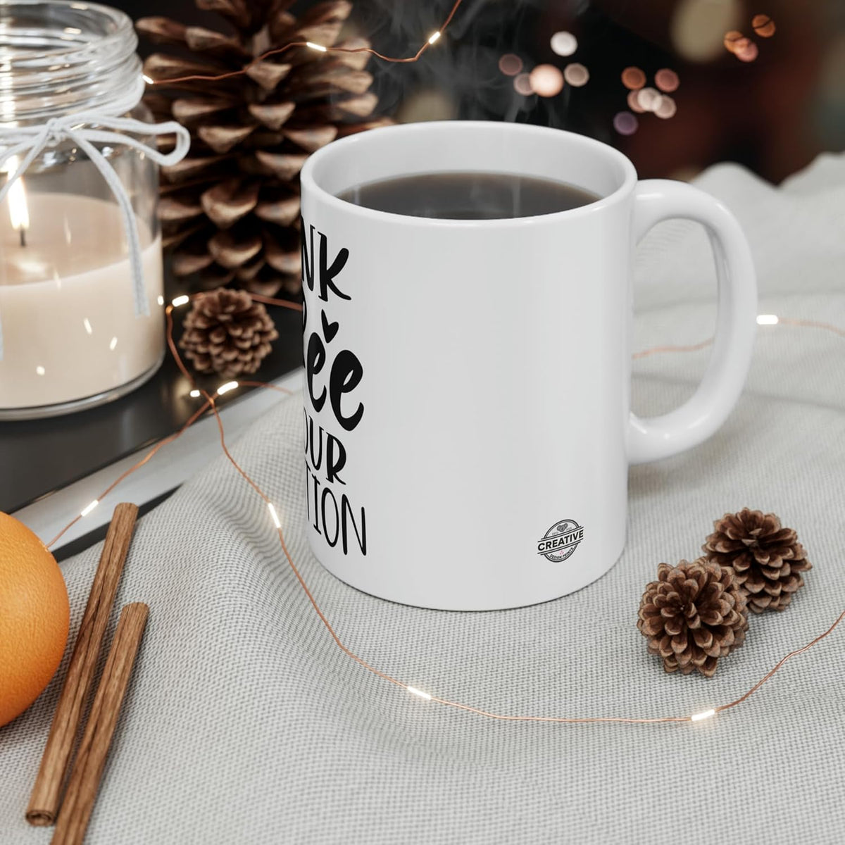 11 OZ Novelty Coffee Mugs - Christmas Gift (Drink Coffee)