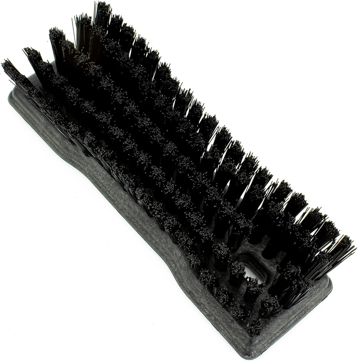 SPARTA Comfort Grip Scrub Brush Hand Brush for Bathroom, Kitchens, Countertop, Plastic, 8 Inches, Black