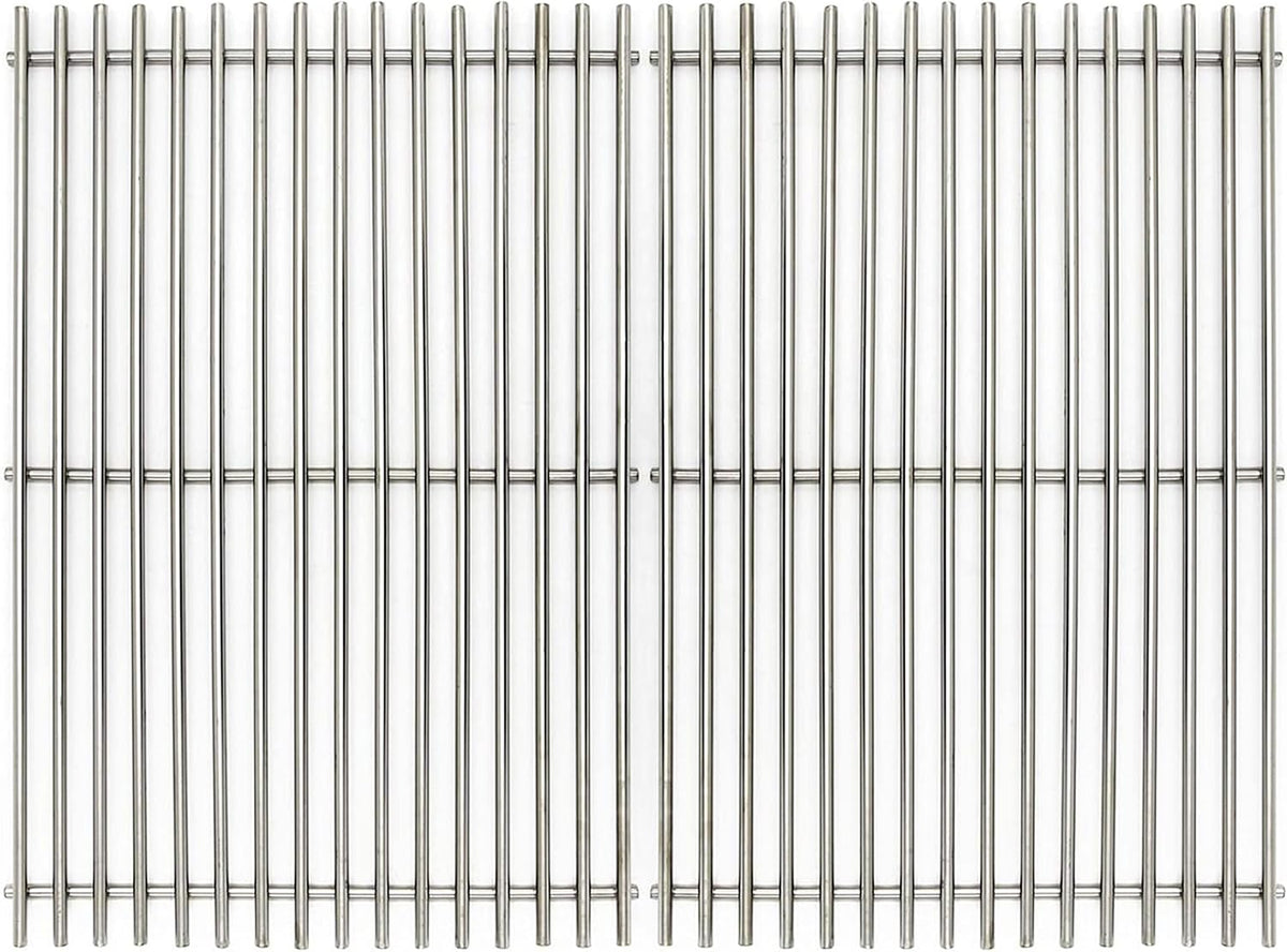 17.5" Stainless Steel 7639 Gas Grill Grates for Weber Spirit 300 Series, Spirit 700, Genesis Silver B/C, Genesis Silver B & C, Genesis Gold B & C, Genesis Platinum B & C, Genesis 1000-3500
