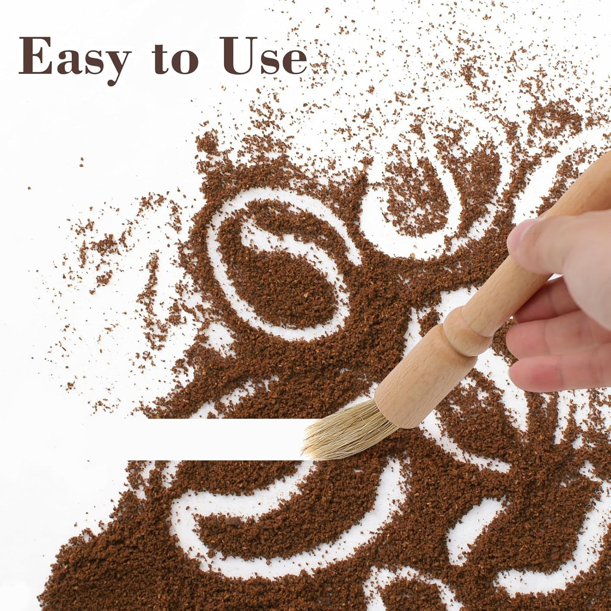 14 PCS Coffee Grinder Cleaning Brush Set Espresso Machine Cleaning Brush Kit, Multifunctional Burr Cleaner Brushes Bristle Tools for Barista Home Kitchen Commercial Use