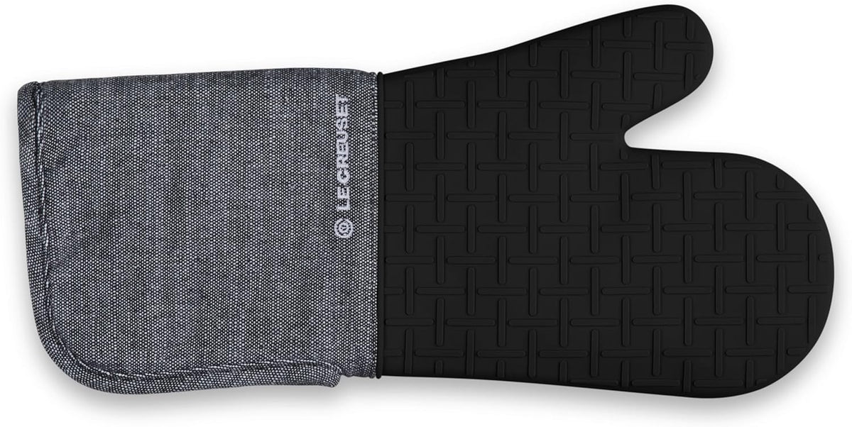 Le Creuset Textile Oven Mitt,15", Noir