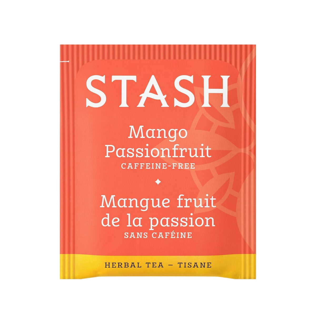Stash Tea Mango Passionfruit Herbal Tea - Naturally Caffeine Free, Non-GMO Project Verified Premium Tea with No Artificial Ingredients, 20 Count (Pack of 6) - 120 Bags Total