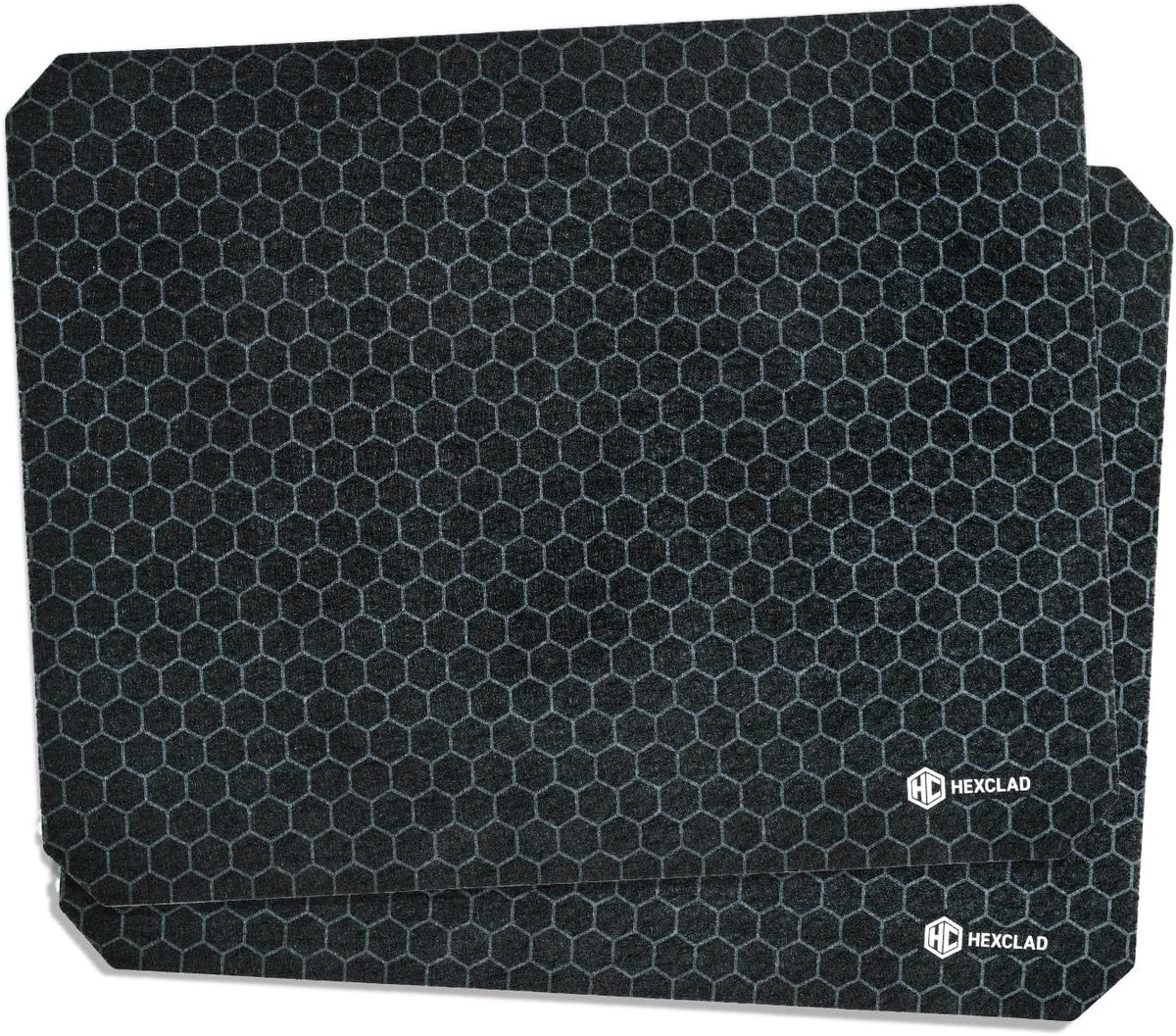 HexClad 2-Piece Dish Drying Mat Set Made of Absorbent Fabric that Holds up to 8oz of Liquid, Ultra-Thin Design for Fast Drying, Waterproof and Non-Slip Backing, Cut for a Universal Fit that Won’t Fray