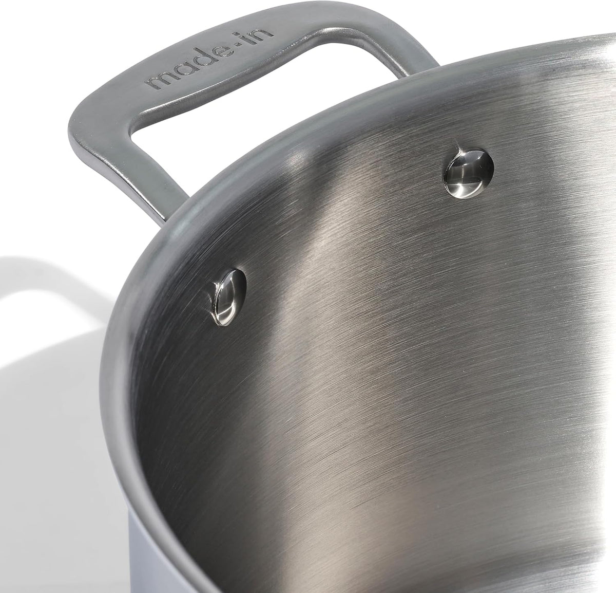 Made In Cookware - 12 Quart Stainless Steel Stock Pot With Lid - 5 Ply Stainless Clad - Professional Cookware - Crafted in Italy - Induction Compatible