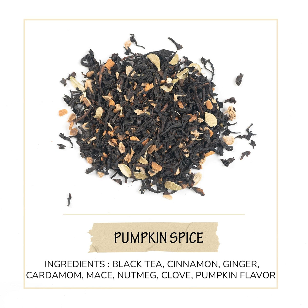 BREWIX, Pumpkin Spice Black Tea, Loose Leaf Tea (50+ Cups, 3.53oz/100g) | Fall | Halloween | Warm and Spicy