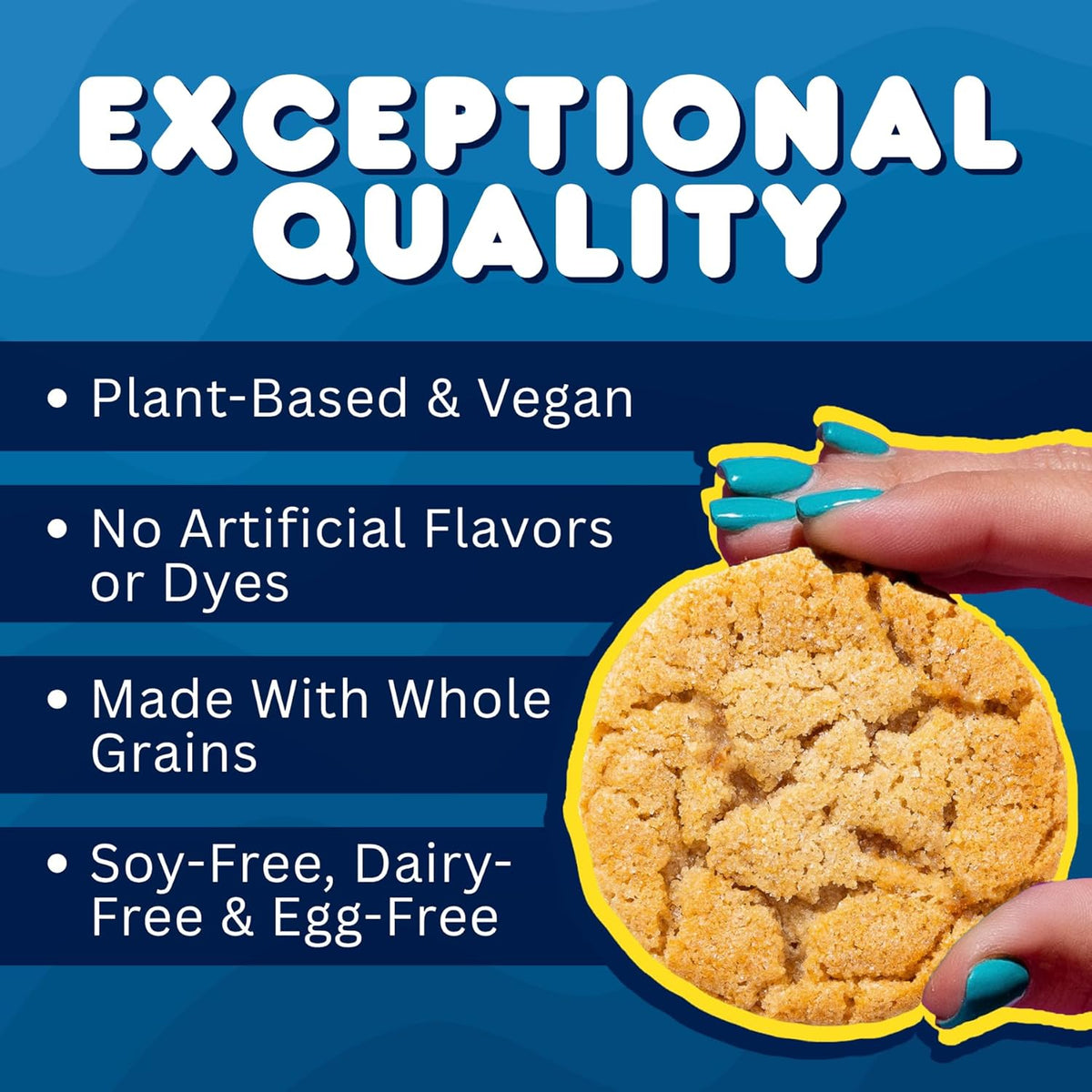 Whoa Dough Ready to Bake Cookie Dough Sugar Cookie – Certified Non-GMO, Kosher, Gluten Free – Plant-Based Snack Dough Made with Real Ingredients – 6 Pack