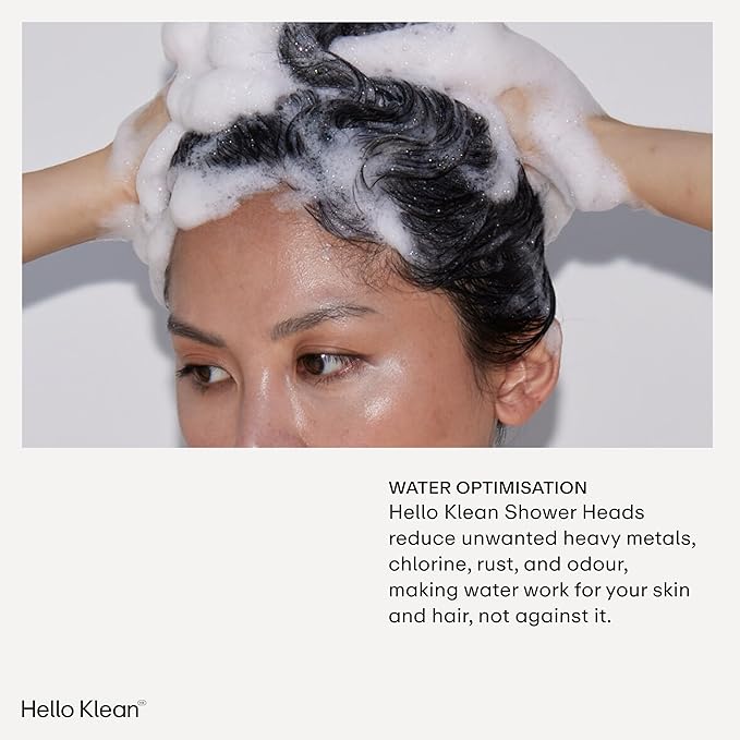 Shower Head in Black - Filters Unwanted Metals, Chlorine & Impurities Found in Water - Improves Quality of Skin & Hair - Boosts Water Pressure Up to 2 Times - Quick & Easy to Install