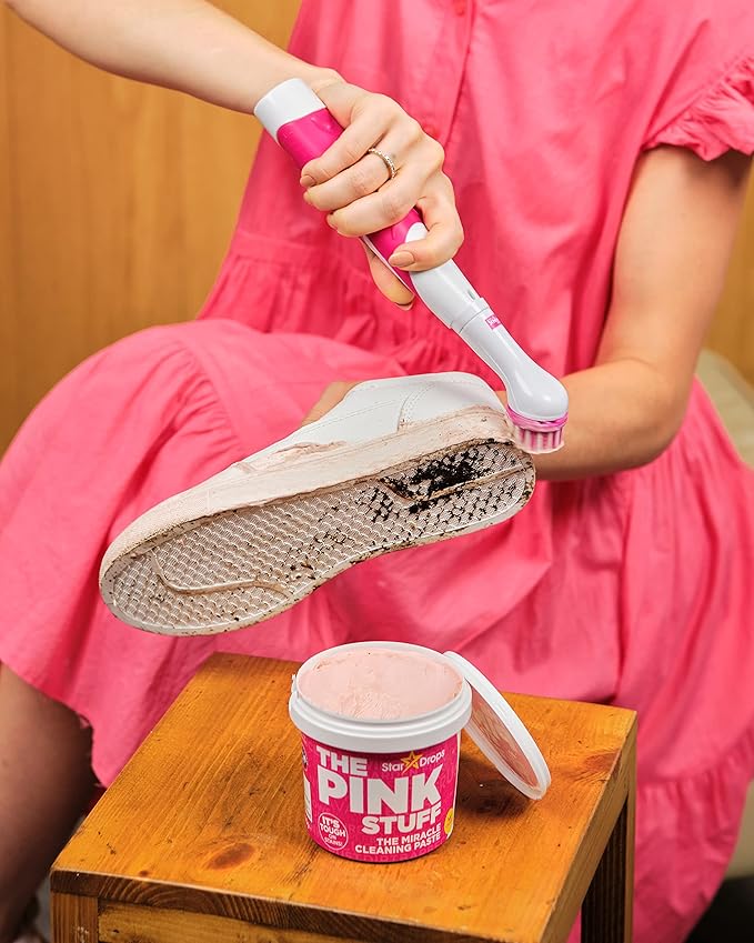 The Pink Stuff - Stardrops - The Miracle Scrubber Kit - 4 Cleaning Brush Heads