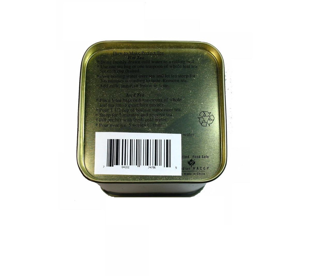 tea (Organic Darjeeling (TGFOP) Tea 3.50 oz in tea tin)