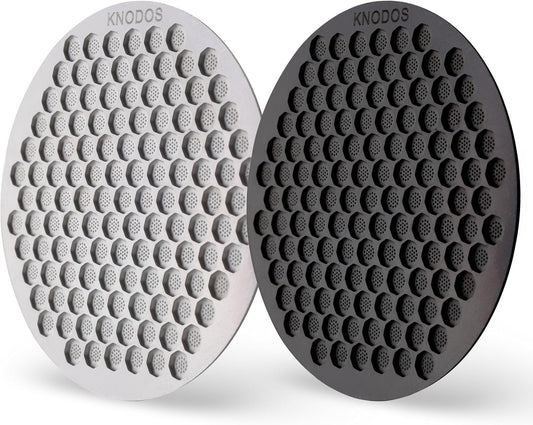 51mm Puck Screen 2Pcs Stainless Steel Coffee Puck Filter, Ultra-Thin 0.8mm Espresso Screen Compatible With DeLonghi, Smeg, Gevi, Casabrews Portafilter
