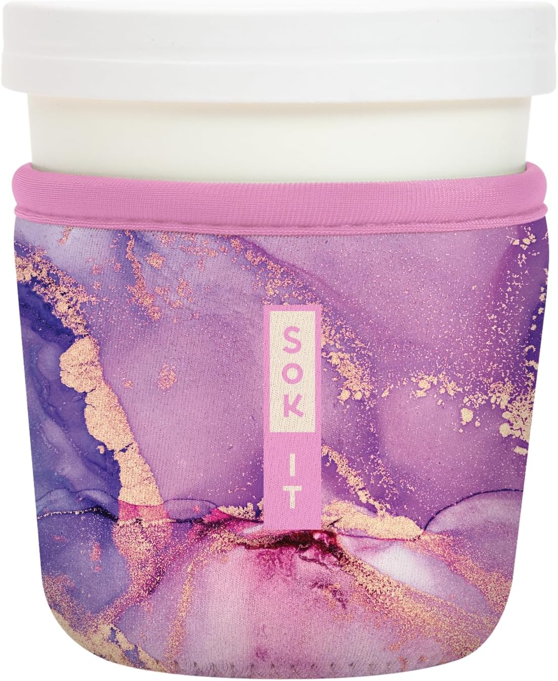 Sok It IceCreamSok Insulated Neoprene Cover (Aurora Era, Tapered Ice Cream Pints)