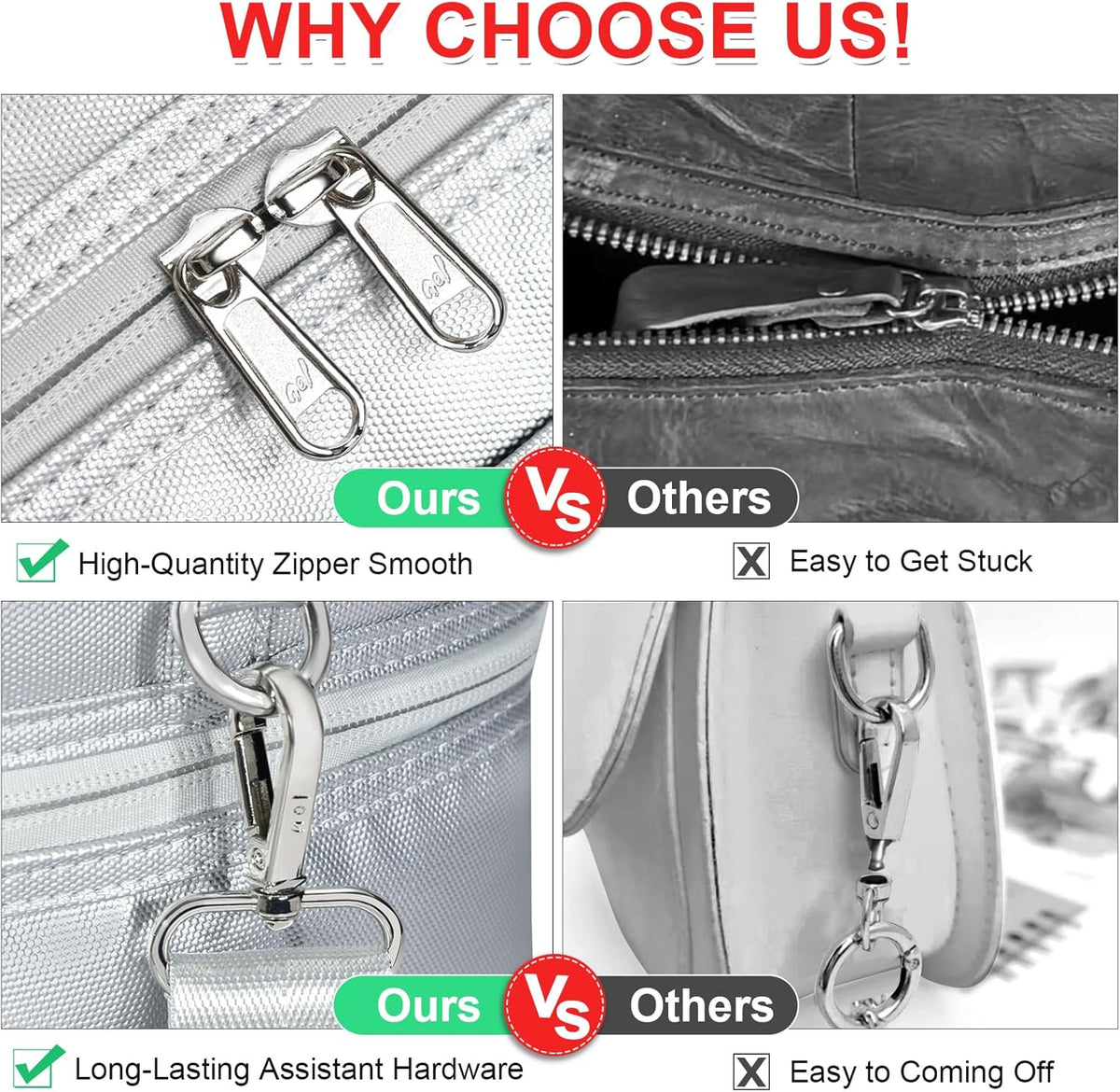 NOL Natural Organic Lifestyle Insulated Lunch Bags for Women Cooler Bag Lightweight Nylon Waterproof Lunch Box For Work (Silver, Medium(normal))