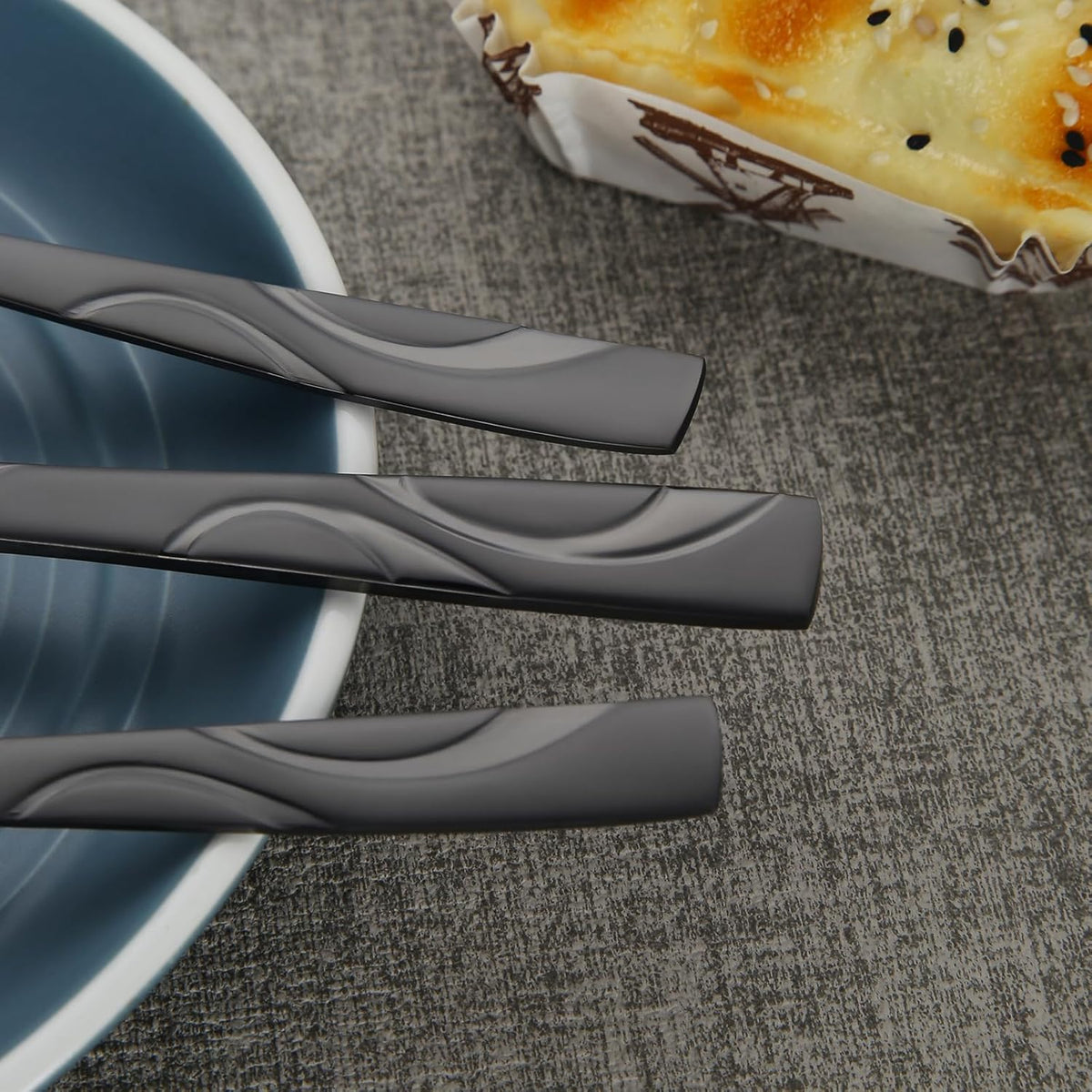 40-Piece Stainless Steel Flatware Set - Heavy Duty 430 Stainless Steel Cutlery Set, Include Knives, Forks, and Spoons for 8 People, Dishwasher Safe