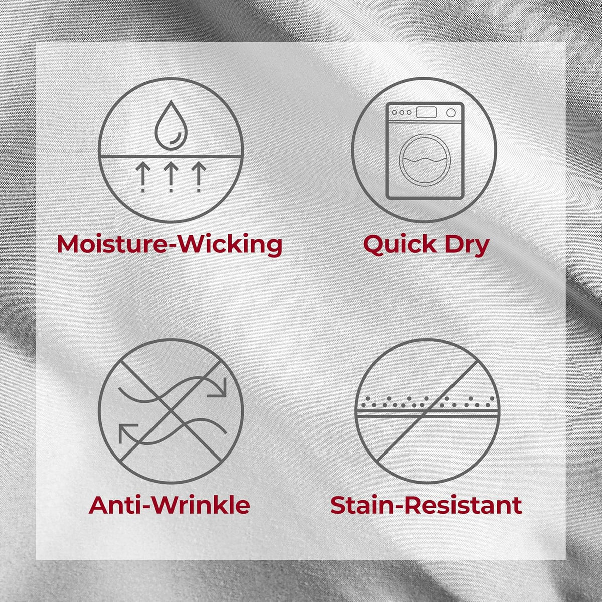 Mellanni Split King Sheets Set - 5 PC Iconic Collection Bedding - Hotel Luxury, Extra Soft, Cooling Bed Sheets - Wrinkle, Fade, Stain Resistant (Split King, Light Gray)