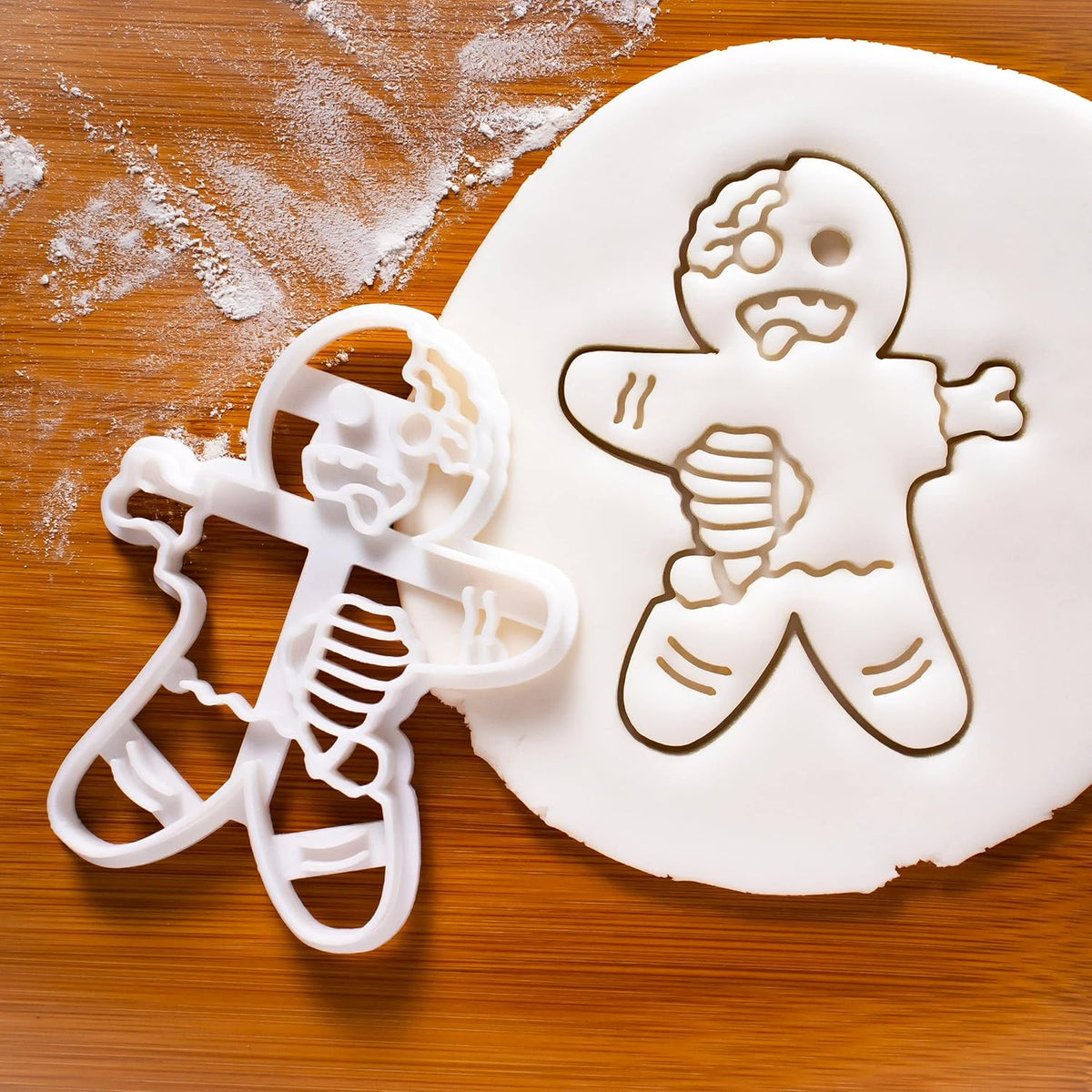 Zombie Gingerbread Man cookie cutter, 1 piece - Bakerlogy