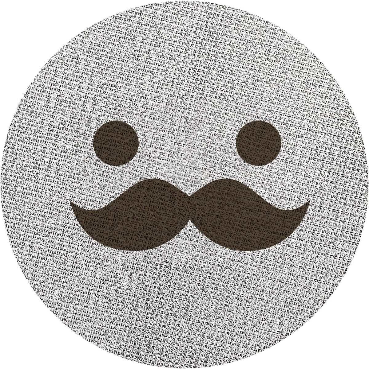 51mm Espresso Puck Screen, Lower Shower Screen, Metal Coffee Reusable Filter for 51mm Espresso Portafilter Basket, 1.7 Thickness(Mustache)