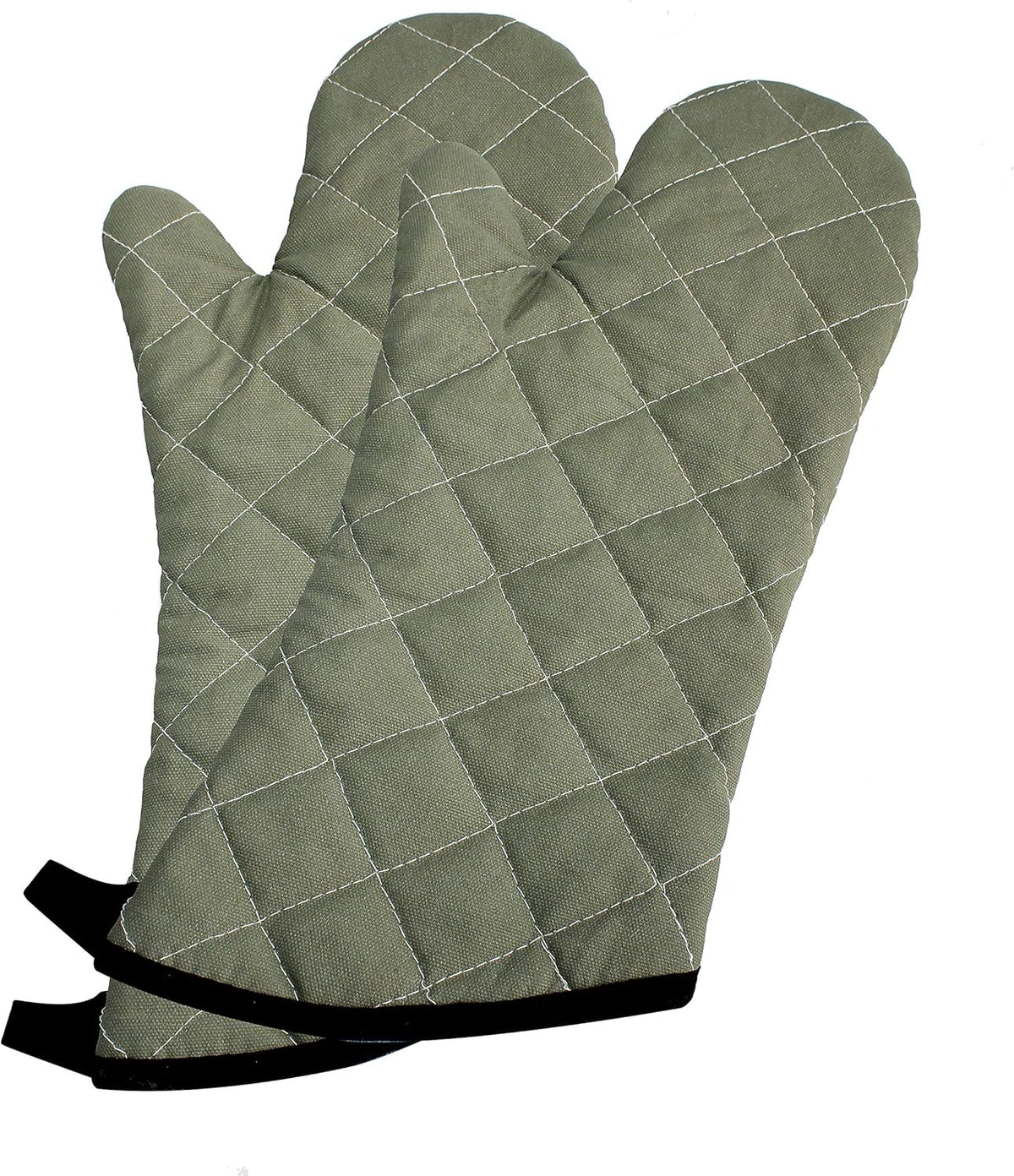 ARCLIBER Oven Mitts Heat Fire Resistant Oven Mitts 425 ° F, Quilted Terry Cloth Cotton Soft Lining Oven Gloves, Extra Long Kitchen Mittens for Cooking Baking